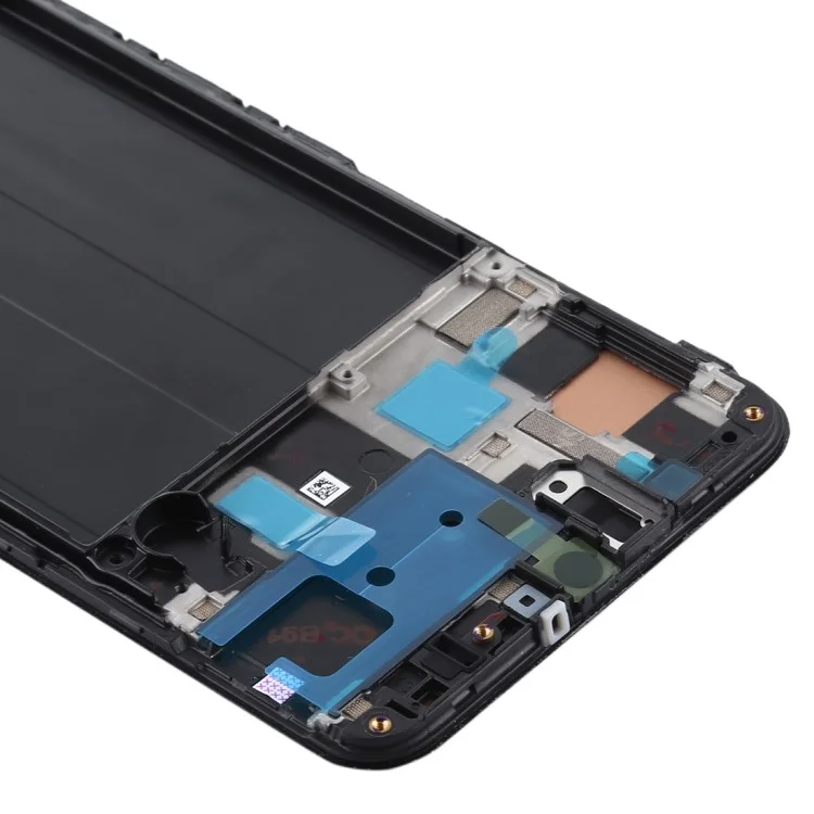 LCD Screen and Digitizer Assembly + Frame Replacement (Without Logo) (TFT Edition, without Fingerprint Function) for Samsung Galaxy A50 SM-A505 - Black