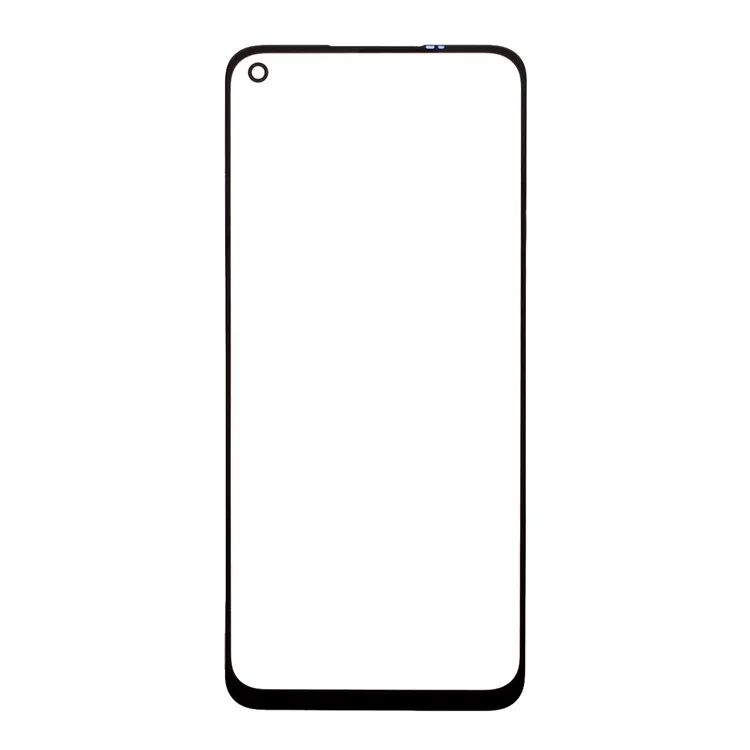 Lente de Vidrio de Pantalla + OCA Adhesivo Reemplazar Parte Para Oppo A52 2020 CPH2061, CPH2069, PADM00, PDAM10 - Negro