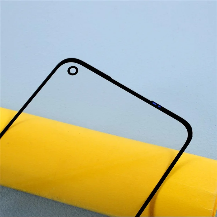 Screen Glass Lens + OCA Adhesive Replace Part for Oppo A52 2020 CPH2061, CPH2069, PADM00, PDAM10 - Black