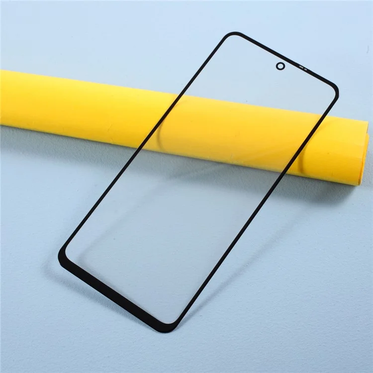 Screen Glass Lens + OCA Adhesive Replace Part for Xiaomi Redmi Note 9S 2020 - Black