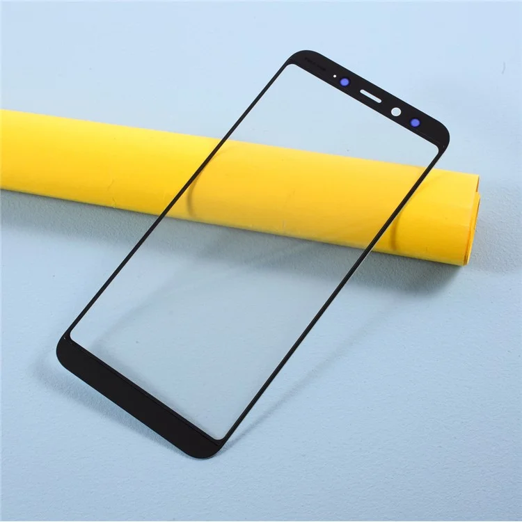 Pour Xiaomi Mi A2 / mi 6X (chine) Lentille en Verre à Écran Avant + Pièces de Remplacement Adhésives OCA (sans Logo) - Blanc