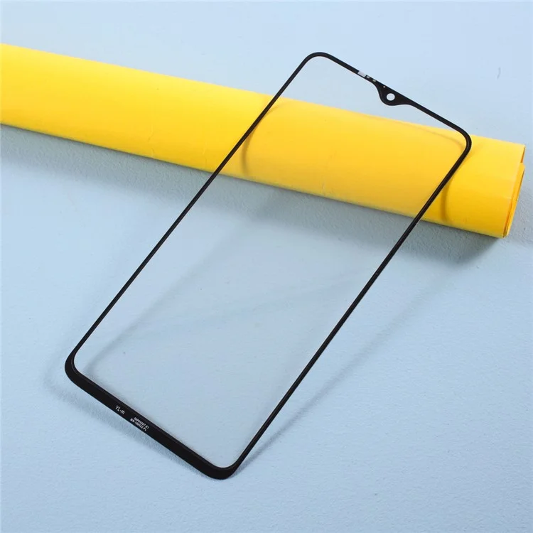 Screen Glass Lens + OCA Adhesive Replace Part for Xiaomi Redmi Note 8 Pro 2019 - Black