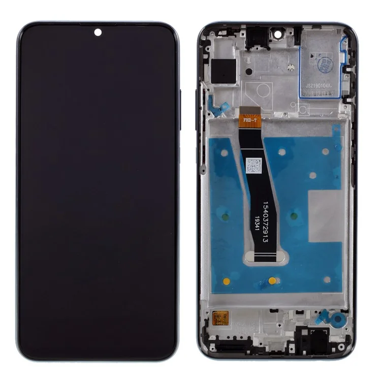 Grade B LCD Screen And Digitizer Assembly + Frame (sem Logotipo) Para Huawei Honor 10 Lite - Preto