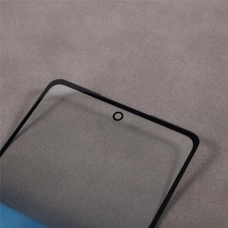 Front Screen Glass Lens with Frame with OCA Adhesive Sticker (without Logo) for Samsung Galaxy A52 4G A525/5G A526- Black