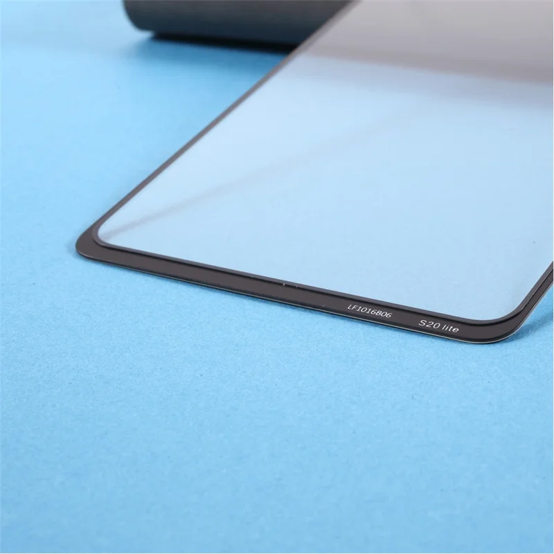 Front Screen Glass Lens with Frame with OCA Adhesive Sticker (without Logo) for Samsung Galaxy A52 4G A525/5G A526- Black