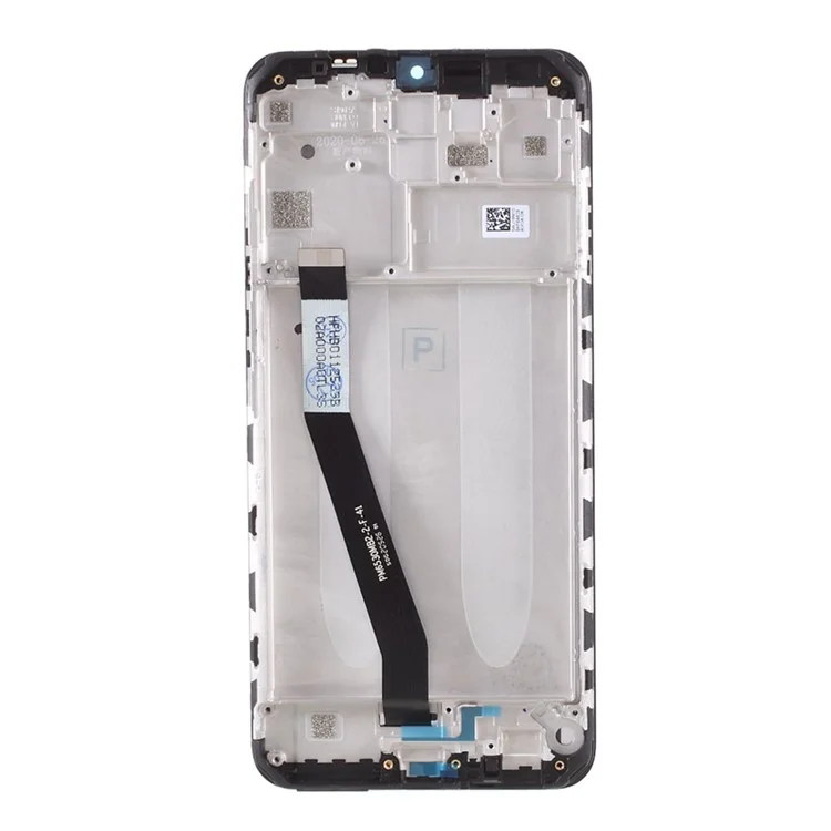 Display LCD e gruppo digitalizzatore + cornice di ricambio (senza logo) per Xiaomi Redmi 9 - Nero