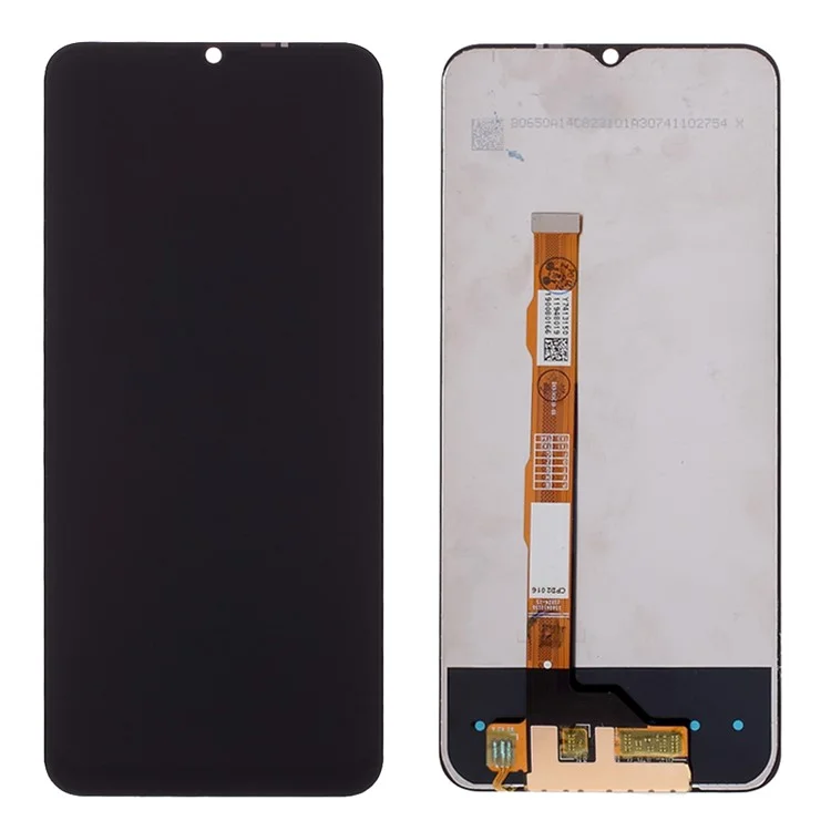 LCD Screen and Digitizer Assembly Part for Vivo Y20 / Y20s / Y20i / Y20s [G] (Non-OEM Screen Glass Lens, OEM Other Parts) - Black
