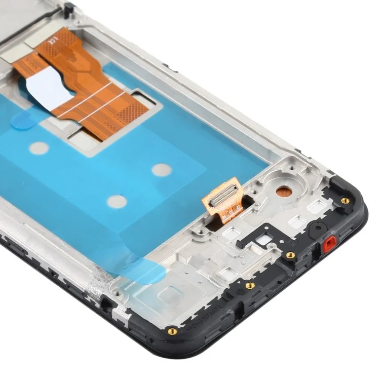 Schermo LCD e assembly digitizer + parte telaio (senza logo) per LG K22 LMK200Z/LMK200E/LMK200B/LM-K200 - Nero