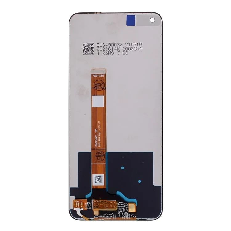 Para o Oppo A72 LCD Screen And Digitizer Assembly Subpost Substacting Part (sem Logotipo) - Preto