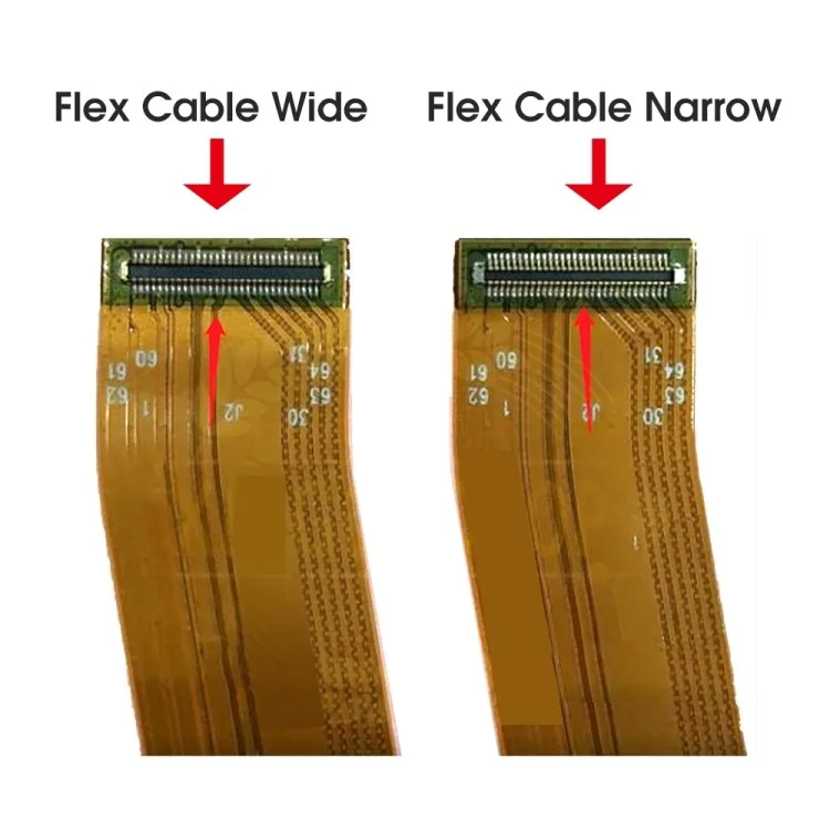 Ensamblaje de Pantalla LCD y Parte Del Digitalizador + Parte Del Marco (cable Flexible Ancho) Para Samsung Galaxy A01 A015