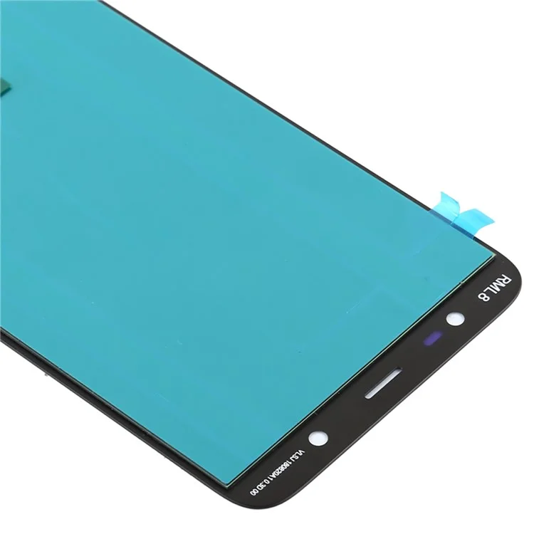 Conjunto de Vidrio Digitalizador de Pantalla Táctil OLED Para Samsung Galaxy J8 (2018) J810 Parte de Reemplazo (sin Logotipo) - Negro