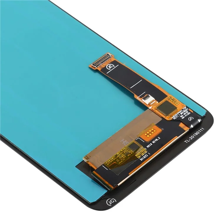 Conjunto de Vidrio Digitalizador de Pantalla Táctil OLED Para Samsung Galaxy J8 (2018) J810 Parte de Reemplazo (sin Logotipo) - Negro