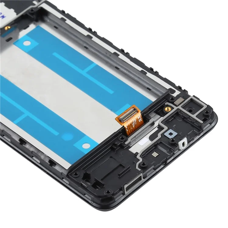 Assembly LCD -bildschirm Und Digitalisiererbaugruppe + Frame -teil (ohne Logo) Für Samsung Galaxy A01 Core A013