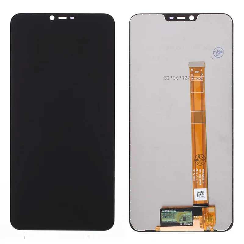 LCD-scherm en digitizer montageonderdeel voor Oppo A12e - Zwart