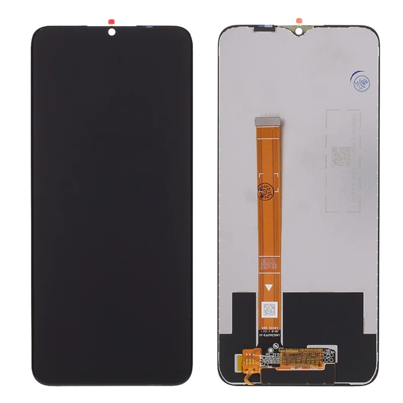 OEM LCD Screen and Digitizer Assembly Part for Realme C25 - Black