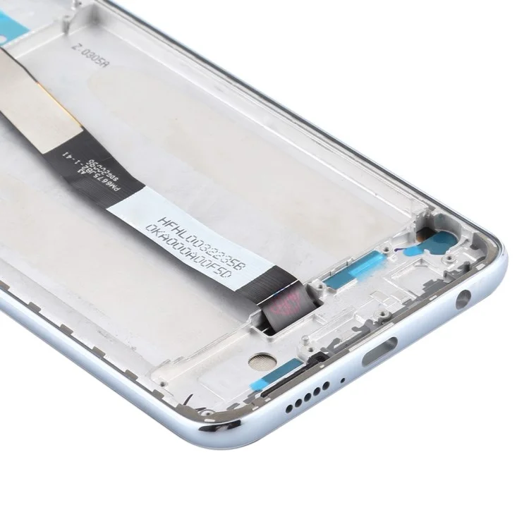 LCD Screen and Digitizer Assembly + Frame Repair Part for Xiaomi Redmi Note 9S / Note 9 Pro - White(Glacier White)