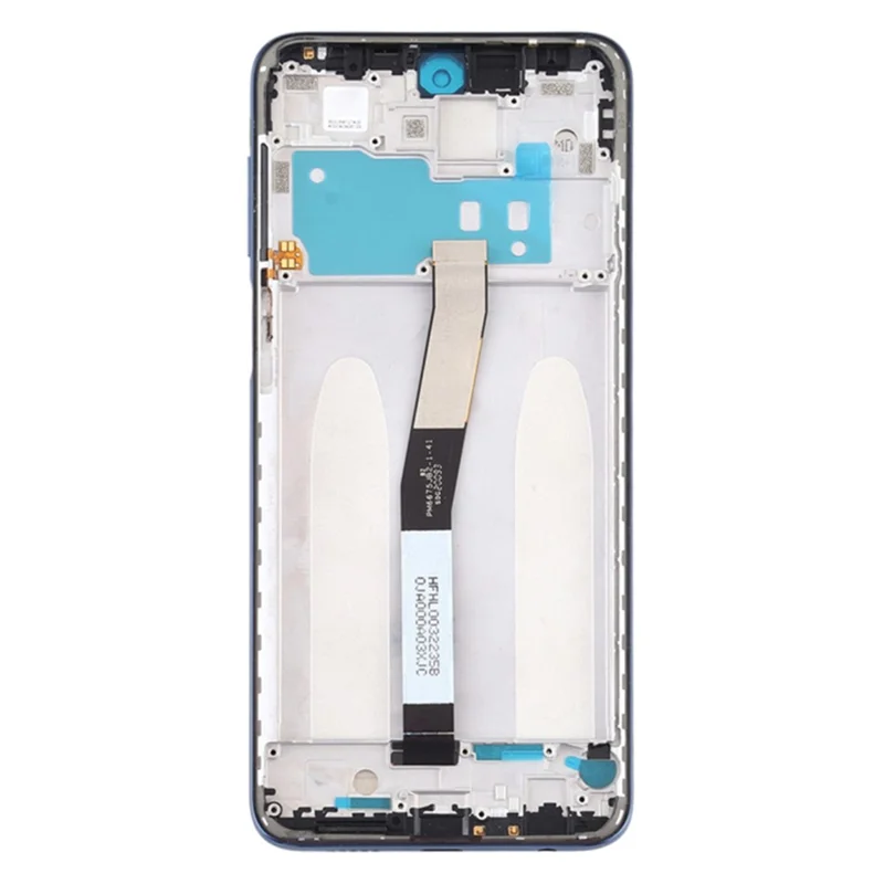 Grade C LCD Screen and Digitizer Assembly + Frame Repair Part for Xiaomi Redmi Note 9S / Note 9 Pro - Black
