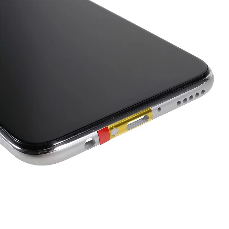 Per Huawei P40 lite 4G/nova 6 SE Display LCD e gruppo digitalizzatore + Parti di sostituzione del telaio (senza logo) - Argento
