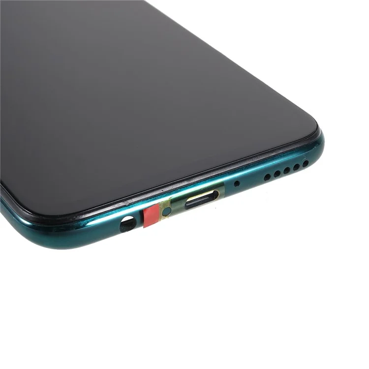 Для Huawei P40 lite 4G / nova 6 SE ЖК-дисплей и сенсорный экран в сборе + запчасти с рамкой (без логотипа) - зеленый