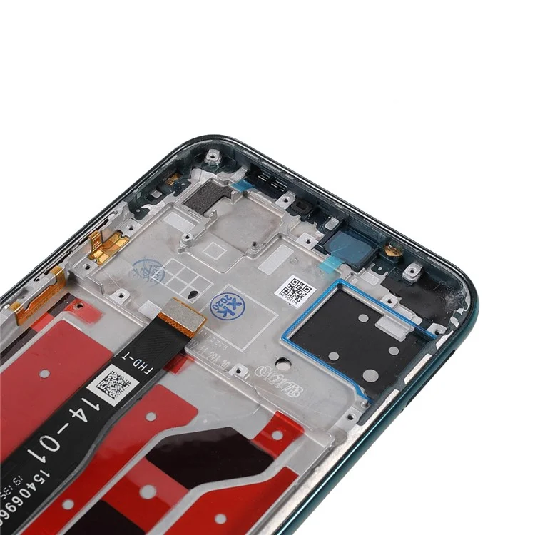 Для Huawei P40 lite 4G / nova 6 SE ЖК-дисплей и сенсорный экран в сборе + запчасти с рамкой (без логотипа) - зеленый