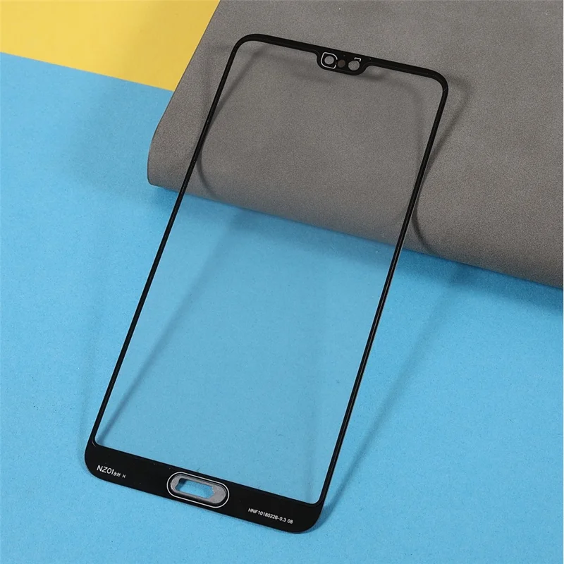 Screen Glass Lens + OCA Adhesive Replacement [with Fingerprint Bracket] for Huawei P20 Pro