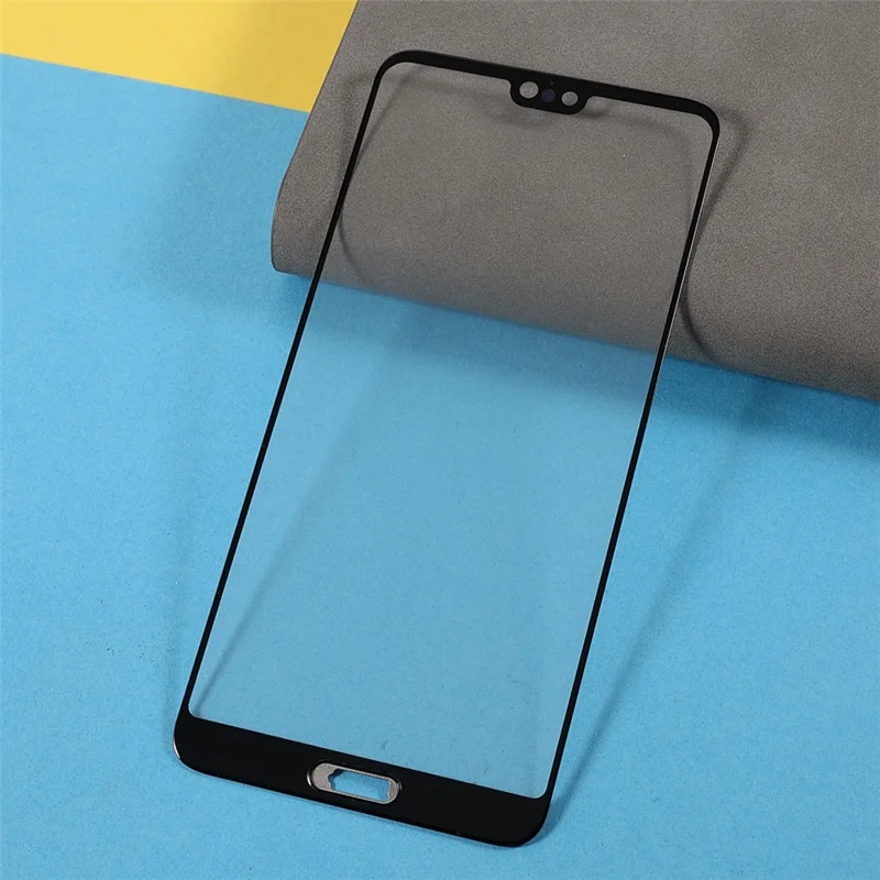 Screen Glass Lens + OCA Adhesive Replacement [with Fingerprint Bracket] for Huawei P20