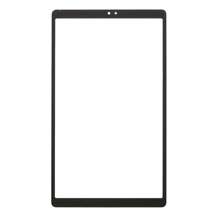 Front Panel Outer Screen Glass Lens Replacement Repair Part (without Logo) for Galaxy Tab A7 Lite 8.7-inch SM-T220 (Wi-Fi) - Black