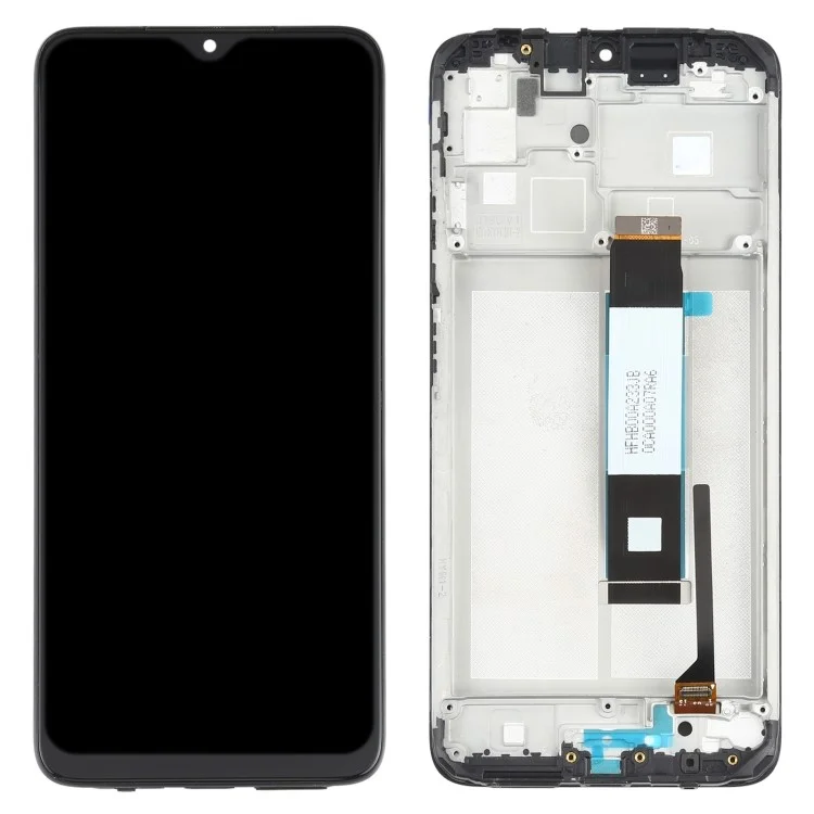 OEM LCD-Displaybildschirm-Panel Digitizer-Baugruppe mit Rahmen-Combo-Ersatz für Xiaomi Poco M3 / Redmi Note 9 4G (Qualcomm) / Redmi 9T