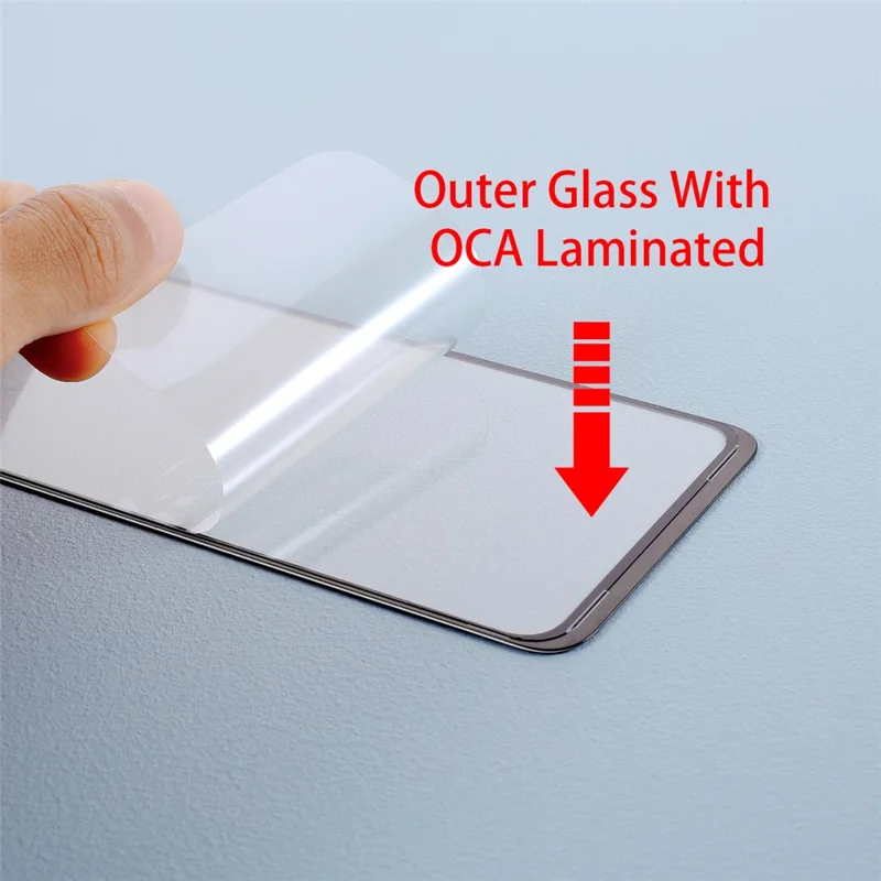 Screen Glass Lens + OCA Adhesive Replacement for Oppo Reno4 Pro 4G