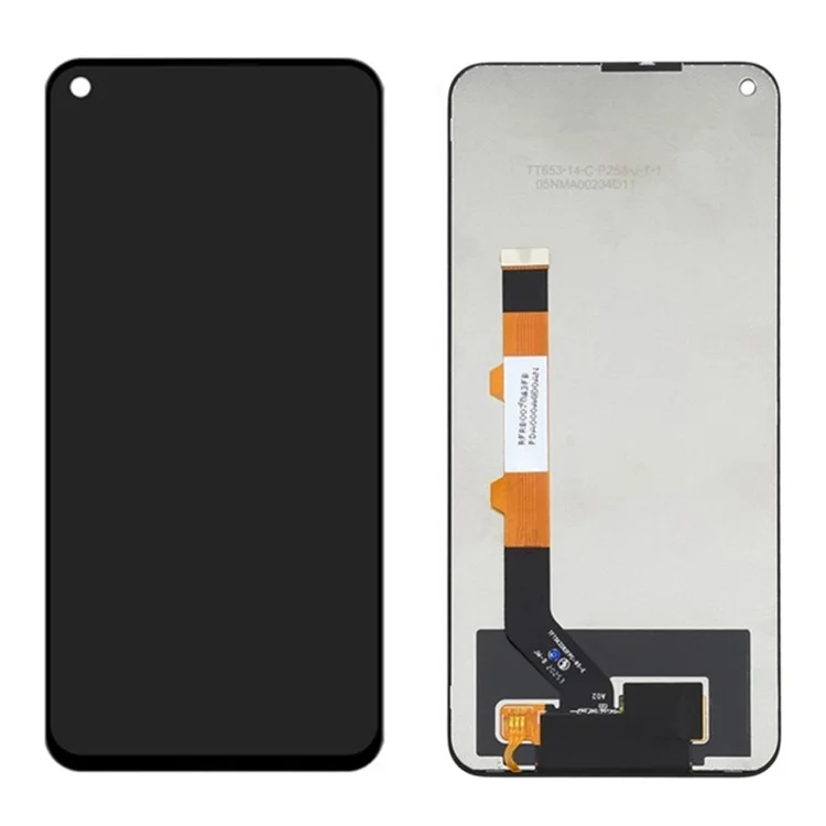 Parte de Ensamblaje de Pantalla LCD de Reemplazo de OEM Para Xiaomi Redmi Nota 9 5g/nota 9T 5G - Negro