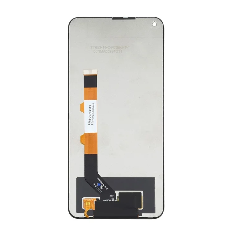 Parte de Ensamblaje de Pantalla LCD de Reemplazo de OEM Para Xiaomi Redmi Nota 9 5g/nota 9T 5G - Negro