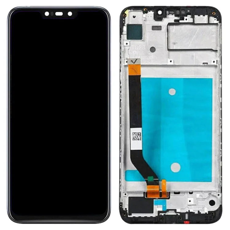 Pantalla LCD OEM y Ensamblaje Del Digitalizador + Parte de Reemplazo de Marco (sin Logotipo) Para Asus Zenfone Max (M2) ZB633KL