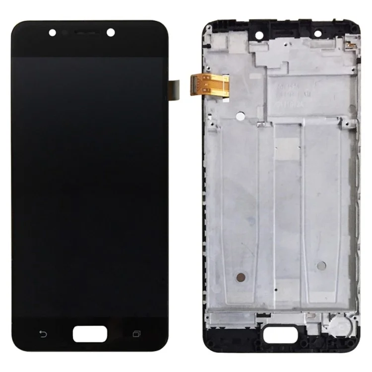 Pantalla LCD OEM y Ensamblaje Del Digitalizador + Parte de Reemplazo de Marco (sin Logotipo) Para Asus Zenfone 4 Max ZC520KL - Negro