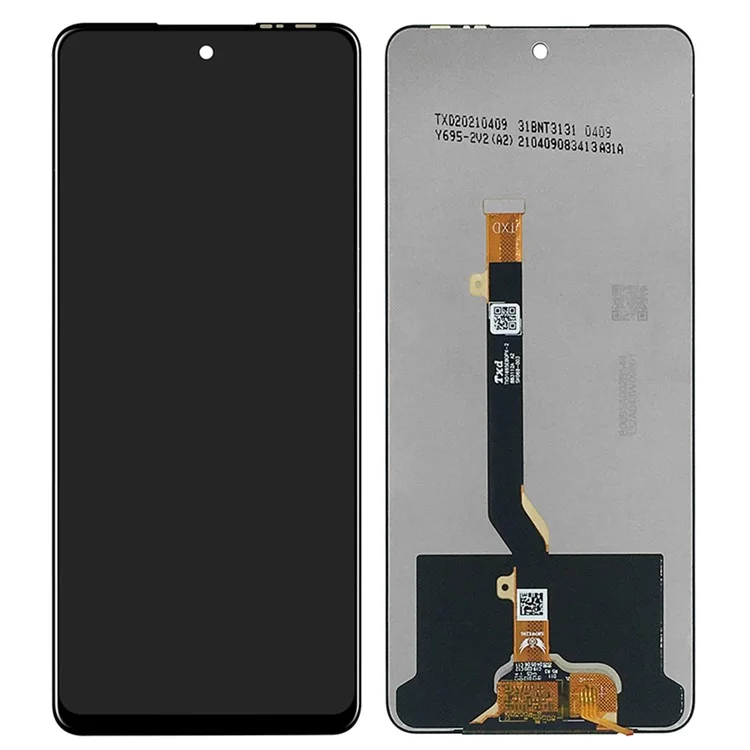 Grau C LCD Exibir Tela de Toque e Montagem de Digitalizador Substituição Peças de Telefone Inteligente (sem Logotipo) Para Tecno Camon 17p CG7