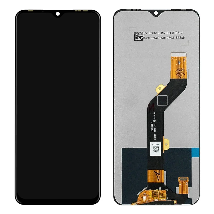 LCD -bildschirm Und Digitalisierer -baugruppe (ohne Logo) Für Infinix Hot 10T X689c (ohne Logo)