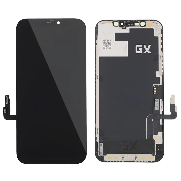 Сменная часть - Сборка экрана OLED класса C и дигитайзера (GX-OLED Workmanship) (без логотипа) для iPhone 12 6.1 дюйма / 12 Pro 6.1 дюйма