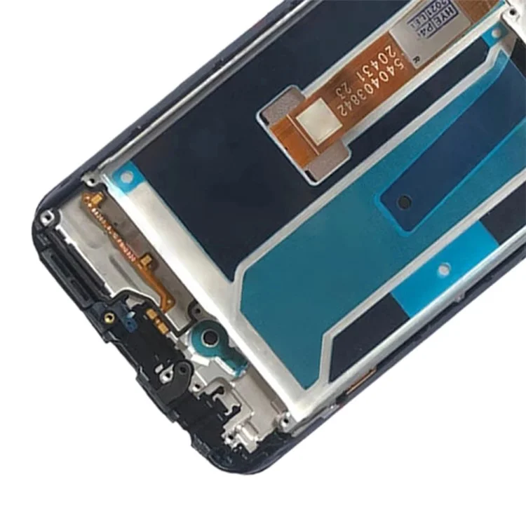 Tela LCD e Montagem do Digitalizador de Grau B + Peça de Substituição do Quadro (sem Logotipo) para OnePlus Nord N10 5G - Preto