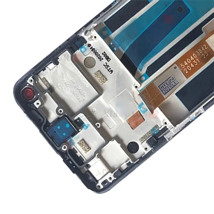 Tela LCD e Montagem do Digitalizador de Grau B + Peça de Substituição do Quadro (sem Logotipo) para OnePlus Nord N10 5G - Preto