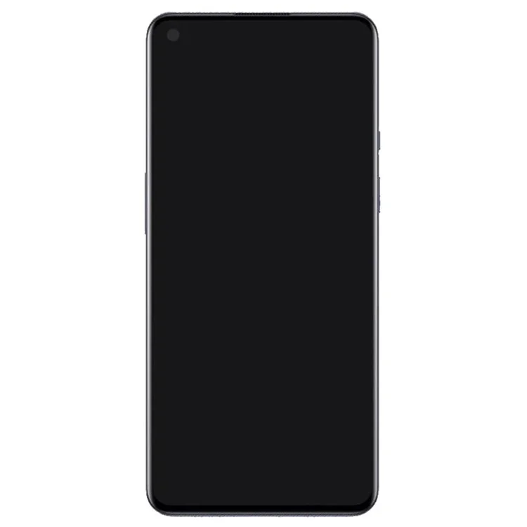For OnePlus 9 Pro 5G Grade B AMOLED Screen and Digitizer Assembly + Frame Part (Without Logo) - Silver