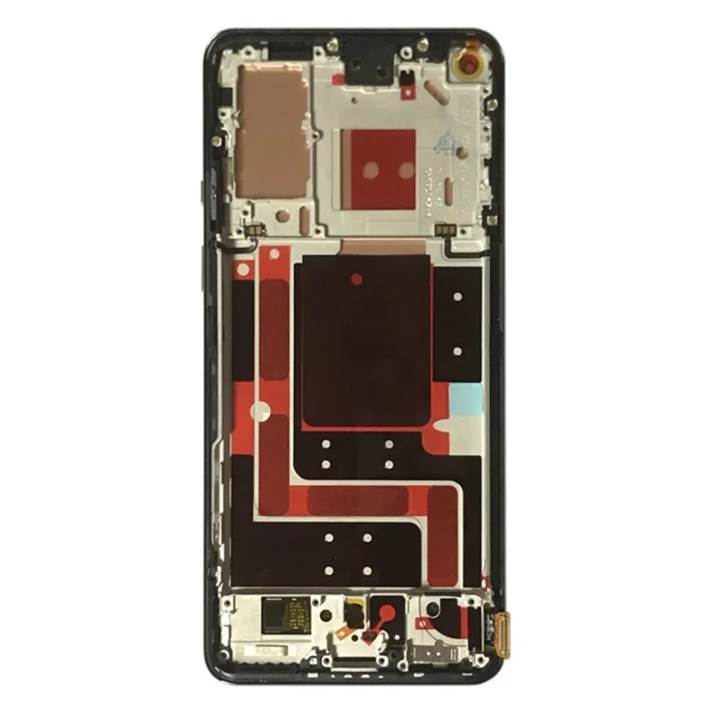 Grade B AMOLED-scherm en digitizerbouwgroep + frameonderdeel (zonder logo) voor OnePlus 9 (EU/VS-versie) - Blauw