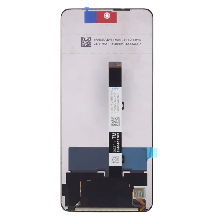 Reparación de pantalla LCD y conjunto de digitalizador de grado C (sin logotipo) para Xiaomi Poco X3 / Poco X3 NFC / Poco X3 Pro / Mi 10T Lite 5G / Redmi Note 9 Pro 5G - Negro