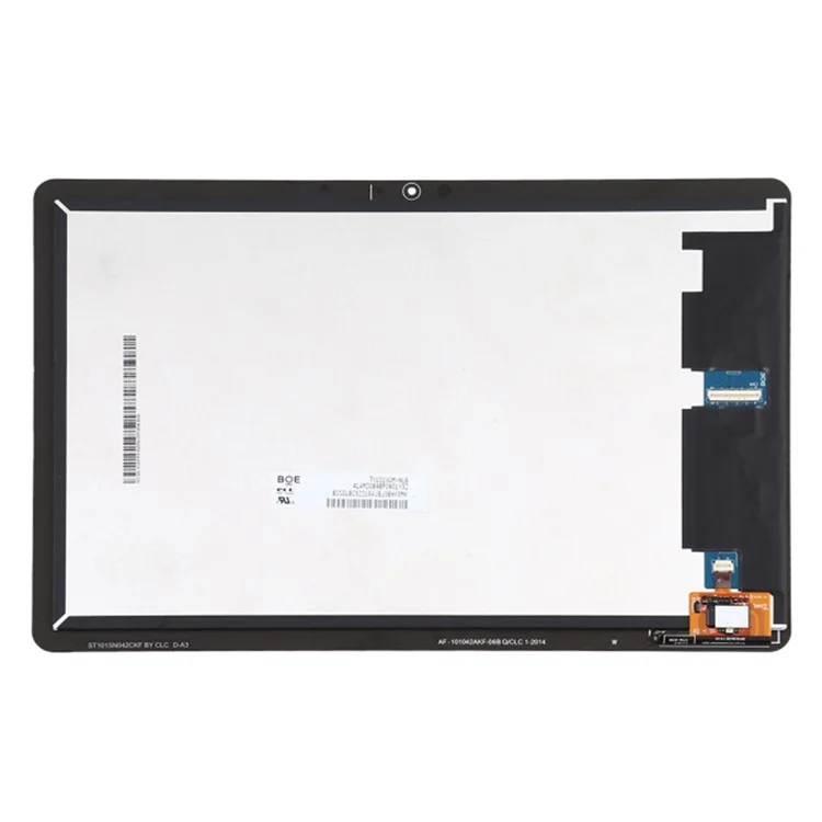 Grade S OEM Replacement Part LCD Screen and Digitizer Assembly for Lenovo Chromebook Duet CT-X636F (Without Logo) - Black