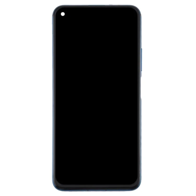 Écran LCD et ensemble de numériseur de rechange de qualité B + cadre (sans logo) pour Honor 20 Pro - Bleu