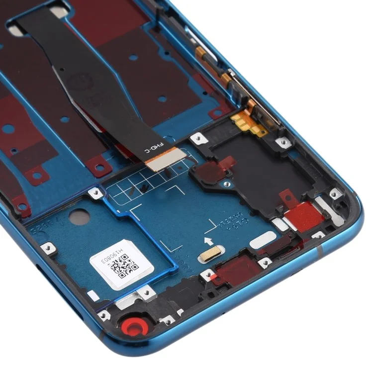 Écran LCD et ensemble de numériseur de rechange de qualité B + cadre (sans logo) pour Honor 20 Pro - Bleu