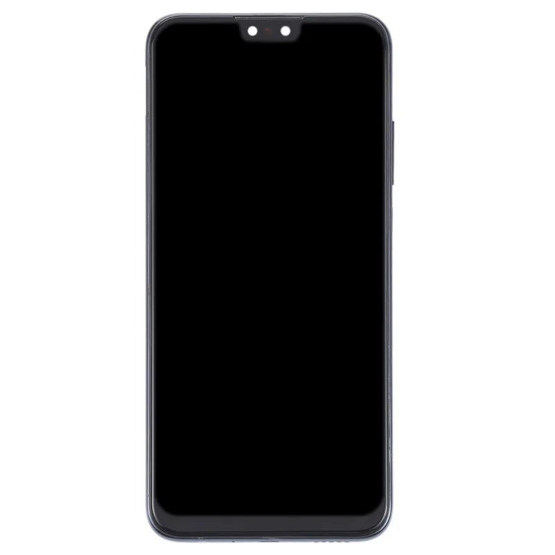 Grade B LCD Screen and Digitizer Assembly + Frame Replacement (without Logo) for Huawei Y8s - Black