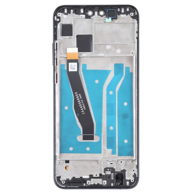 Grade B LCD Screen and Digitizer Assembly + Frame Replacement (without Logo) for Huawei Y8s - Black