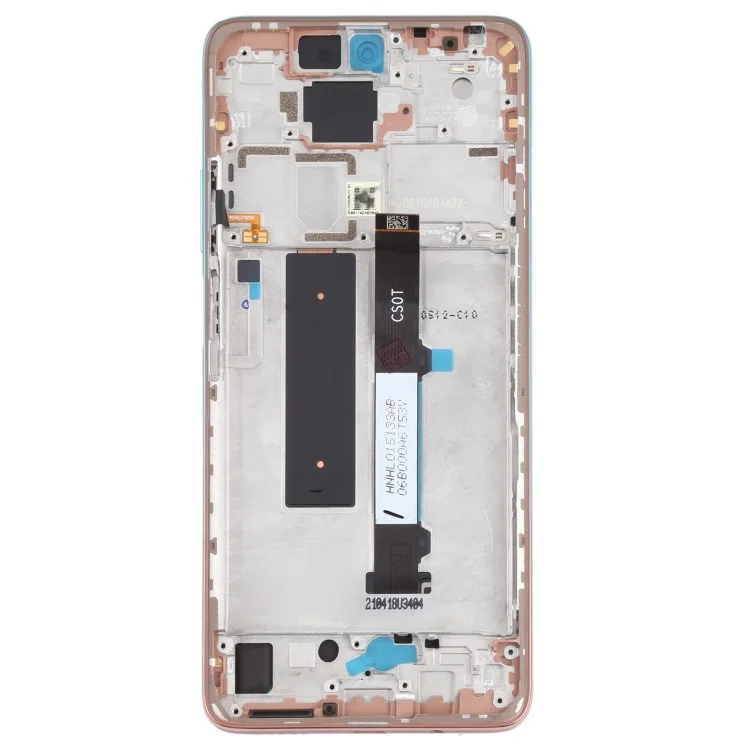 LCD -bildschirm Und Digitalisierer Der Grad B (ohne Logo) Für Xiaomi Redmi Note 9 Pro 5g (ohne Logo) / Mi 10T Lite 5G M2007J17C/M2007J17G - Gradientenblau/rosa