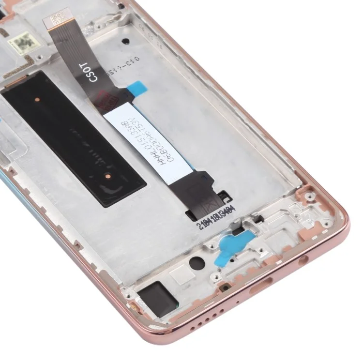 LCD -bildschirm Und Digitalisierer Der Grad B (ohne Logo) Für Xiaomi Redmi Note 9 Pro 5g (ohne Logo) / Mi 10T Lite 5G M2007J17C/M2007J17G - Gradientenblau/rosa