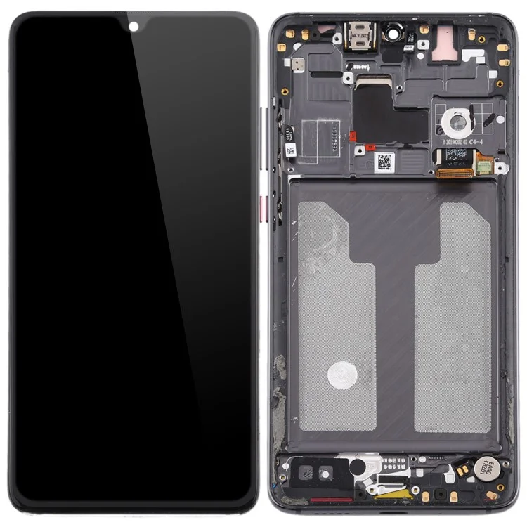 Grade B LCD Screen And Digitizer Assembly + Substituição da Estrutura (sem Logotipo) Para Huawei Mate 20 - Preto