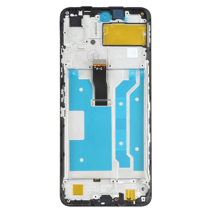 OEM Grade S LCD Screen and Digitizer Assembly + Frame Replacement Part (without Logo) for Huawei P smart 2021 / Y7a - Black